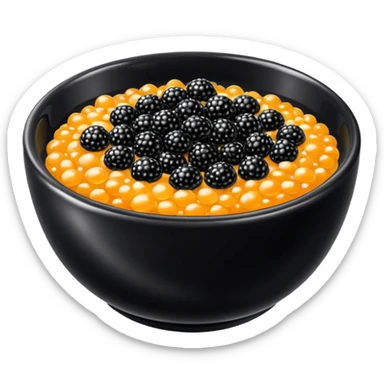 Caviar en un cuenco  sticker