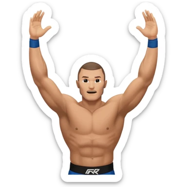 Randy Orton signature taunt  sticker
