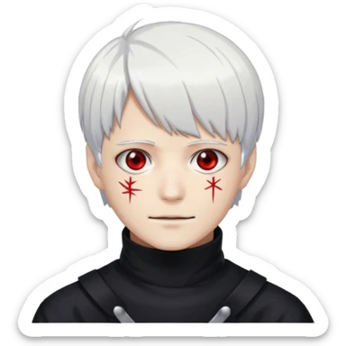 Faça o Ken Kaneki de Tokyo Ghoul sticker