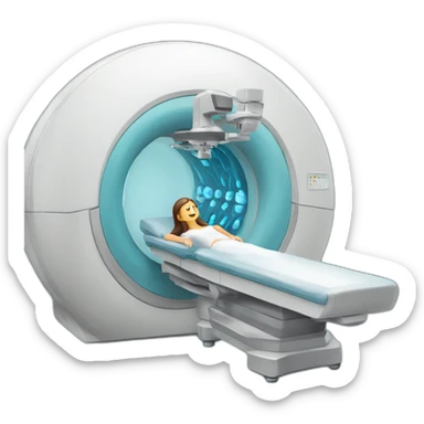 Radiologist-performing-breast-mri sticker
