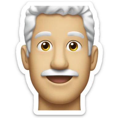 Um golfinho de frente   sticker