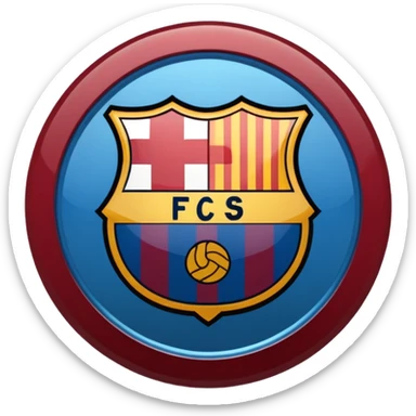 Barca logo sticker