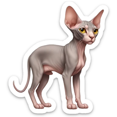 Don Sphynx full body sticker