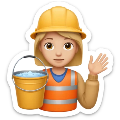 well with bucket sticker