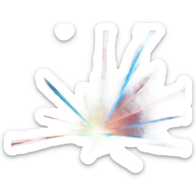 Lasers at a rave sticker