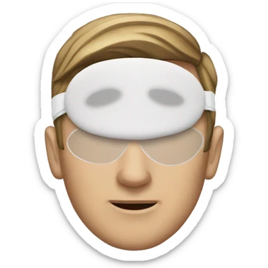 Eye mask  sticker