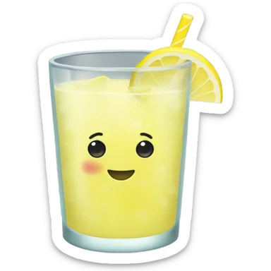 glass of lemonade sticker