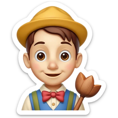 pinocchio sticker