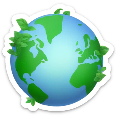 save the earth sticker
