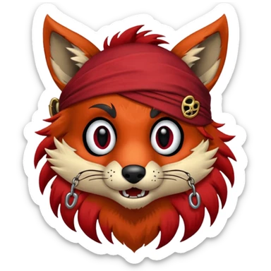 Foxy animatronic  sticker