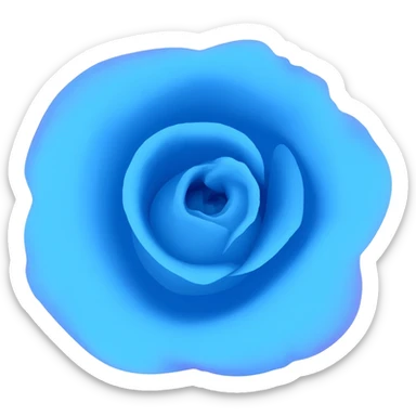 Rosa azul sticker