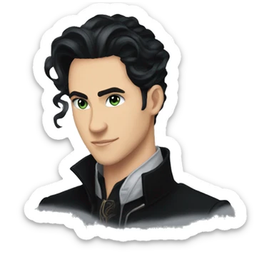 Rhysand from a court of thorns and roses  sticker