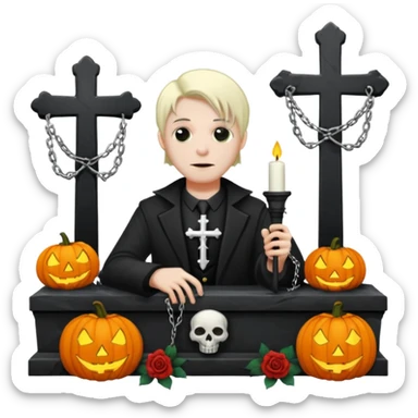 Chris motionless  🕸🦇♱🎃🥀⚰️🪦⛓🕯🎶🎤 sticker