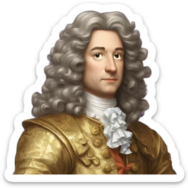 louis XIV style marvel sticker