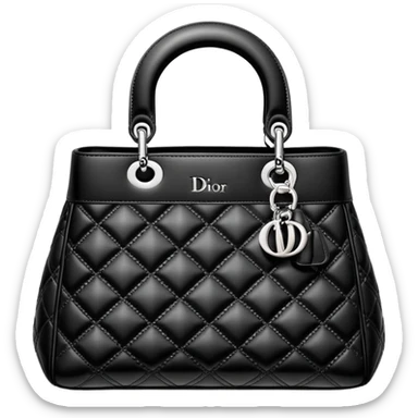 dior bag sticker