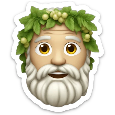 dionysus greek god sticker