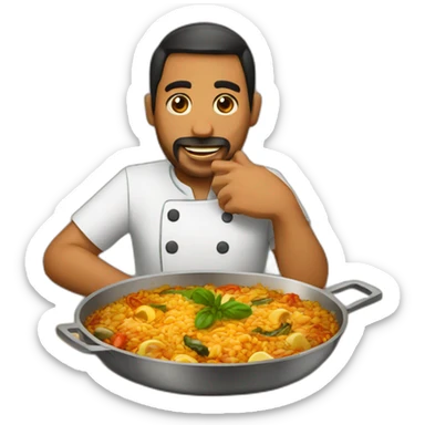 Just Paella meal sticker