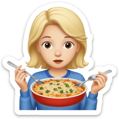 lesbian white girl tuna caserole sticker