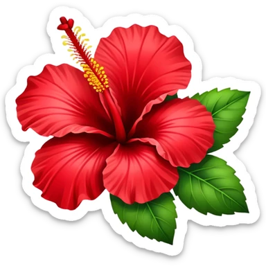 Hibiscus  sticker