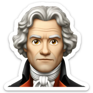 Beethoven molesto sticker