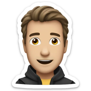 Colin in a manta rolercoaster sticker