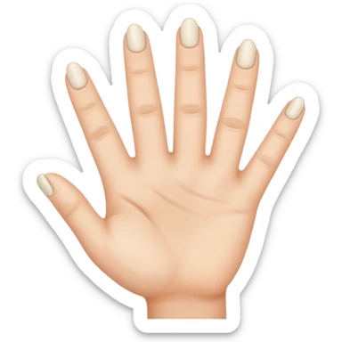 Three fingers sticker