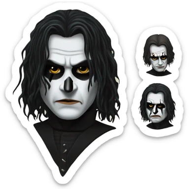 Eric Draven from the movie the crow sticker