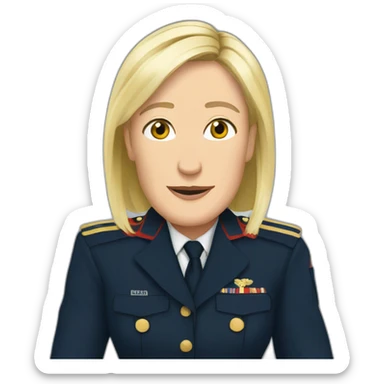Marine Lepen sticker
