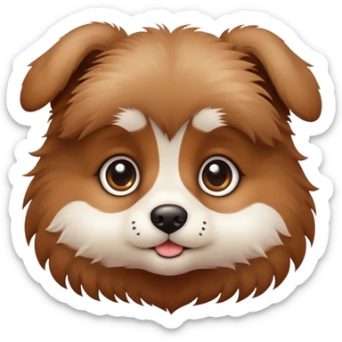 A very cute puppy sticker