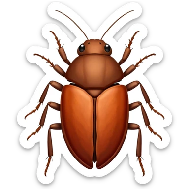 Cockroach moving  sticker