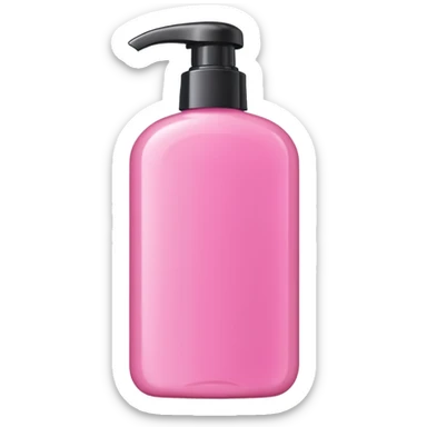 pink shampoo sticker