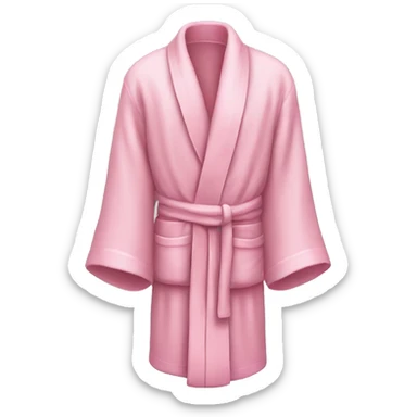 light pink robe sticker