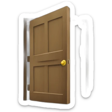 slamming door sticker