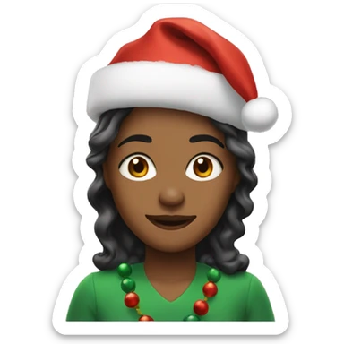 Uma meia de Natal sticker