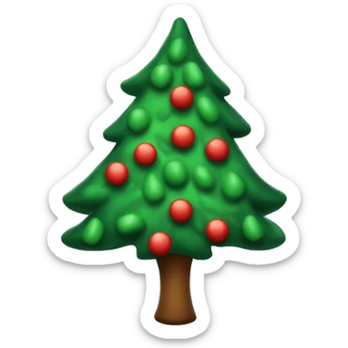 pick christmas tree sticker