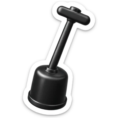 Black Plunger  sticker
