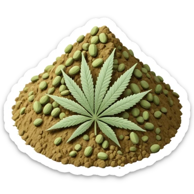 white color marijuana, no color sticker