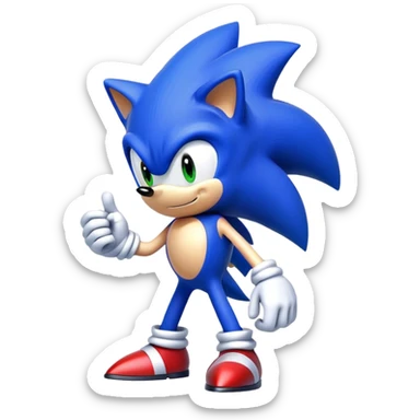Sonic 1991 sticker
