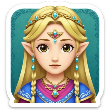 Zelda de TOTK  sticker