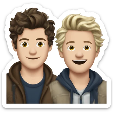 harry styles and niall horan sticker