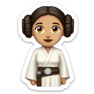 Princess Leia sticker