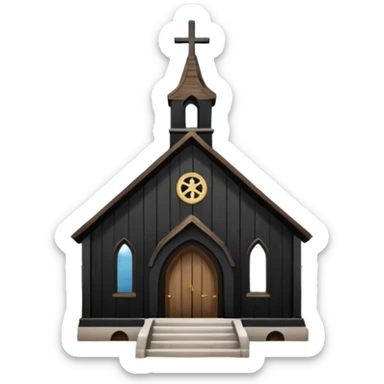 beach church sticker