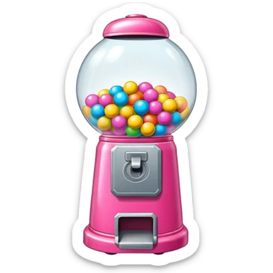 Bubblegum machine sticker