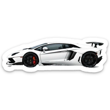 lamborghini aventador svj sticker