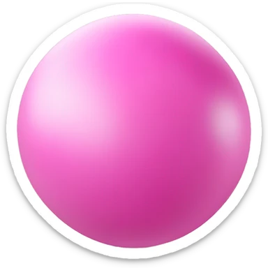 pilates ball pink  sticker