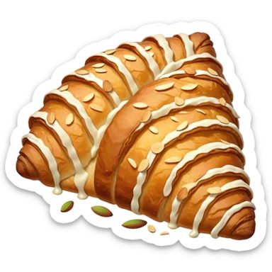 Almond croissant sticker