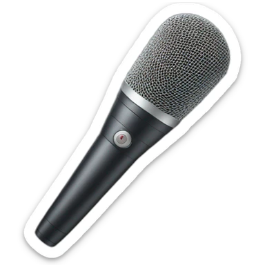 microphone-interview sticker