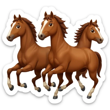 Caballos sticker
