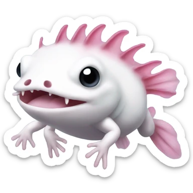 Axolotl sticker