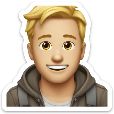 pleure de rire et vomi sticker